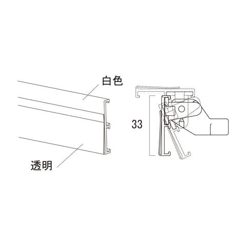 POS(ポス)レール の通販｜売り場作りのNIKKENオンラインショップ