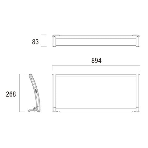 POP用フレーム アーバンフレーム 黒 の通販｜売り場作りのNIKKEN